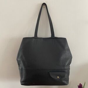 Fab J. CREW Tote Bag - Black Leather
